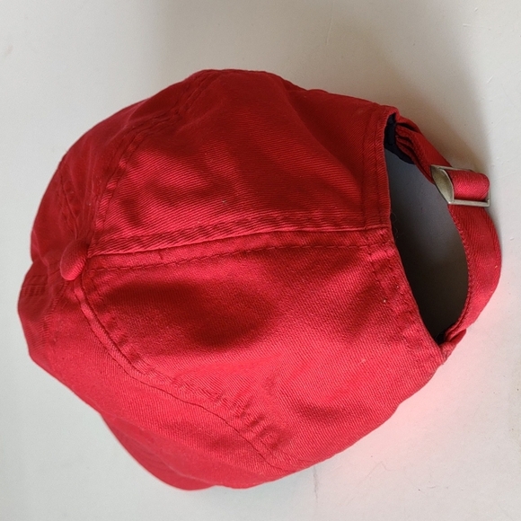 NAUTICA BASEBALL CAP RED OS KIDS AND UNISEX - Picture 3 of 4